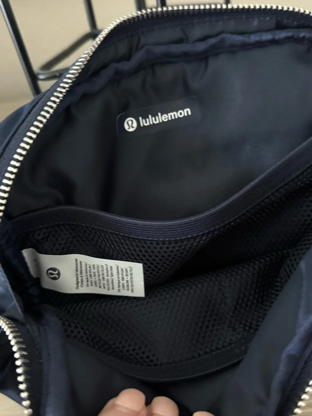 lululemon athletica Navy belt bag NWT